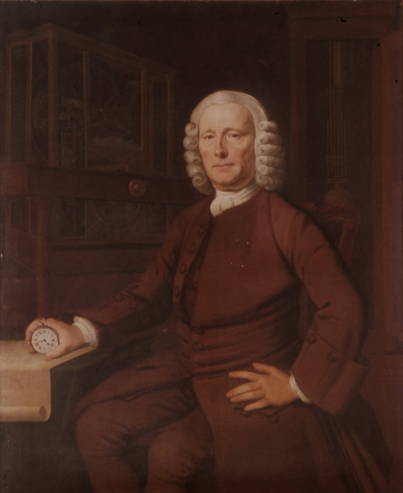Porträt von John Harrison, gemalt von Thomas King